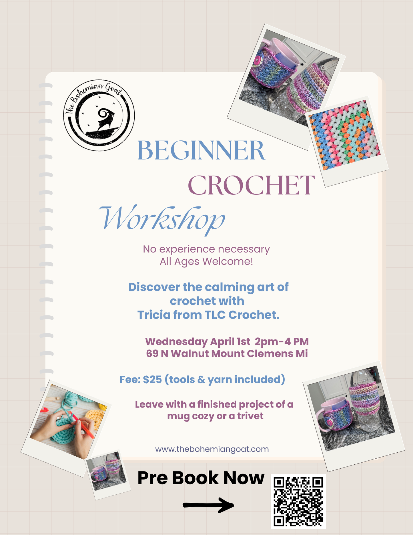 Beginners Crochet Class