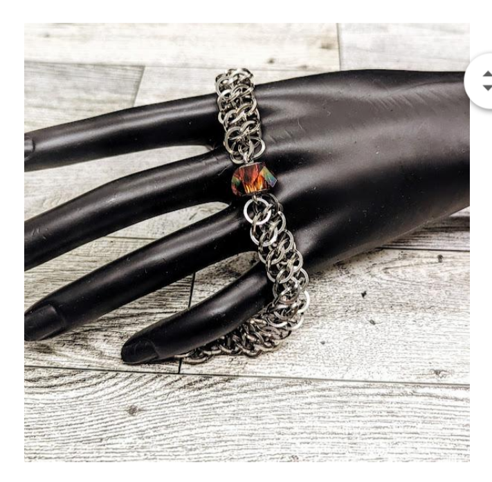 GSG Chainmaille Swarovski bracelet