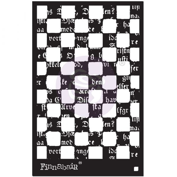 6×9 STENCIL – MIND GAMES – 6″ X 9″