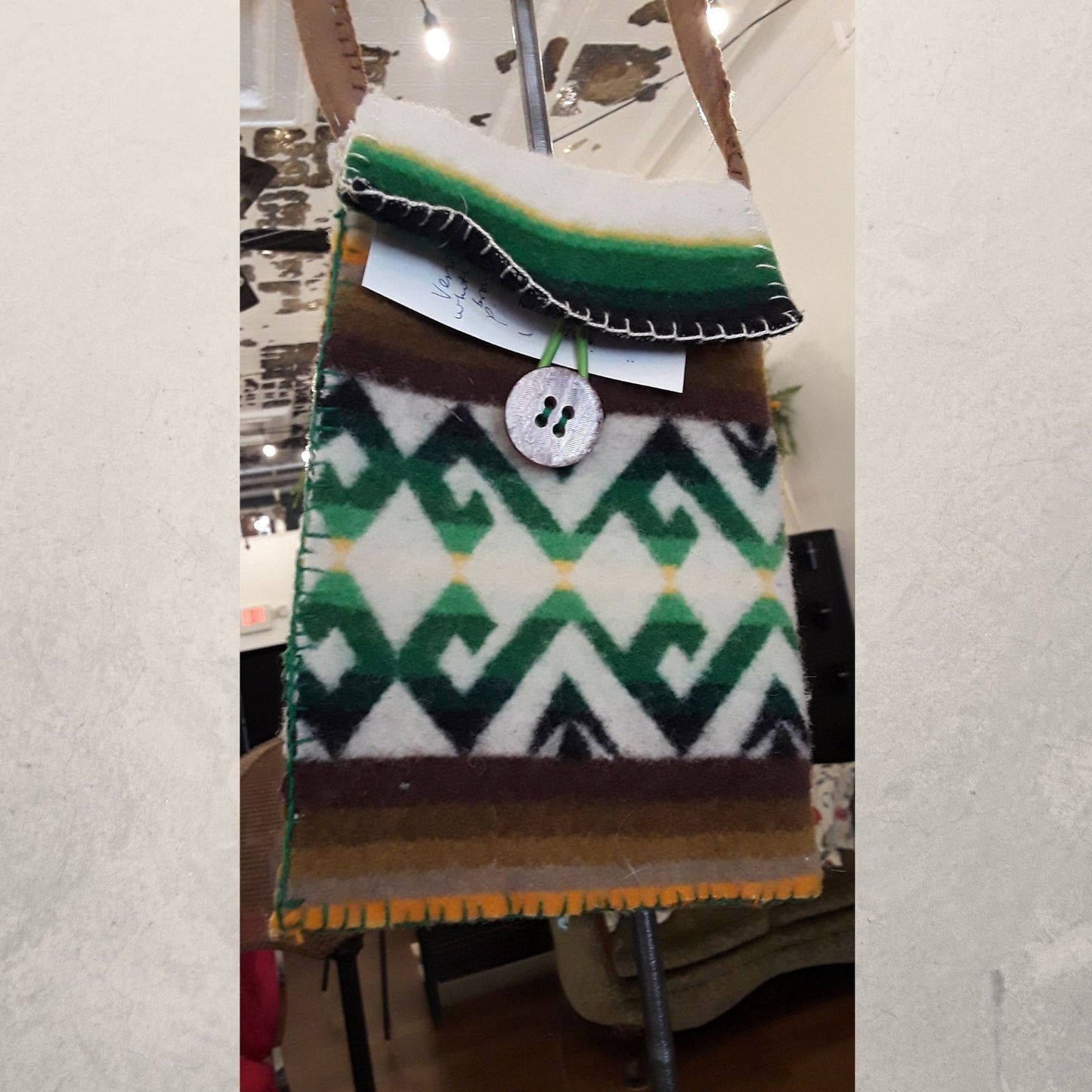 White Green & Brown