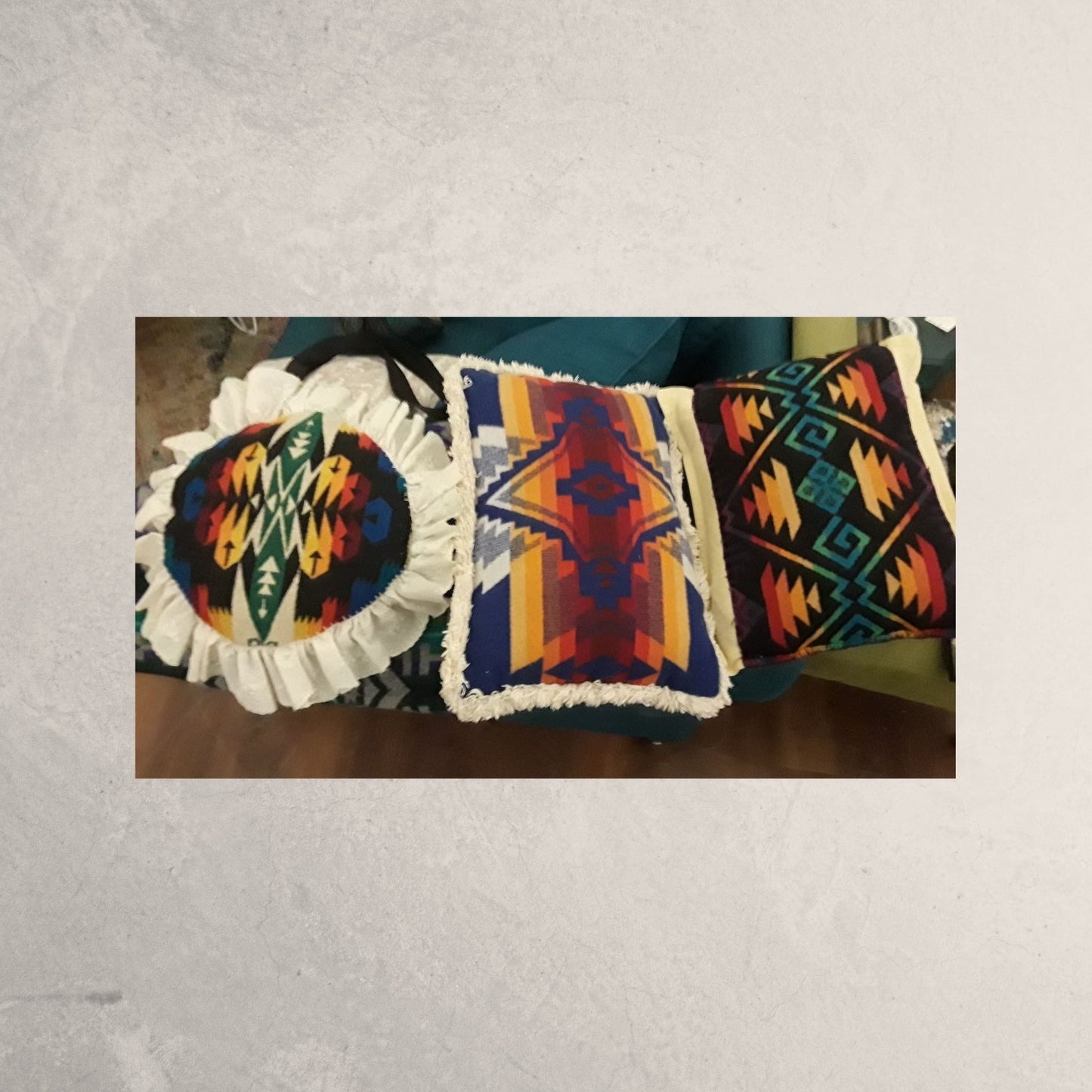 Hand stitched Throw Pillows
