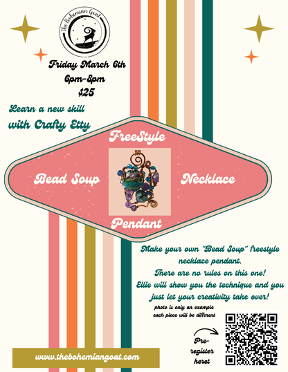 Bead Soup Pendant Necklace