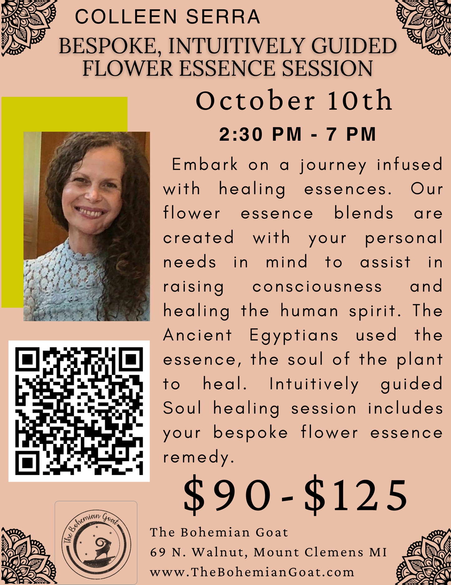 Readings with Colleen Serra 10-10-24