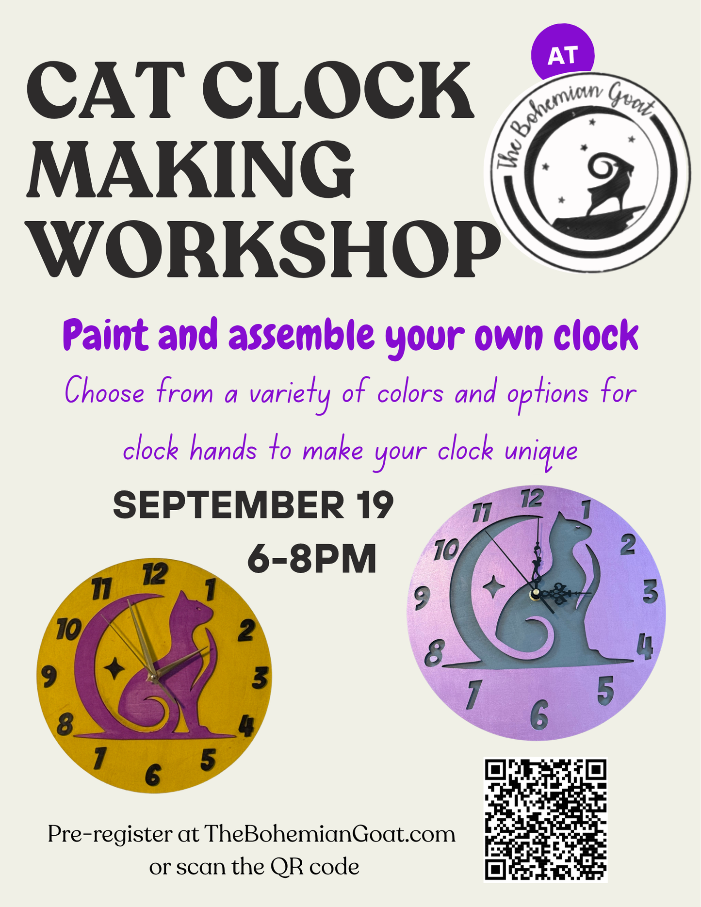 Cat Clock Class