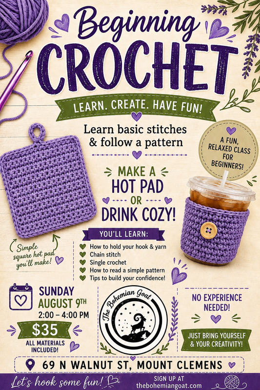 Crochet Class for Beginners