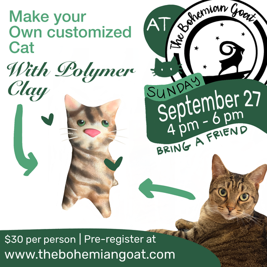 GLA Polymer Clay Cat Class