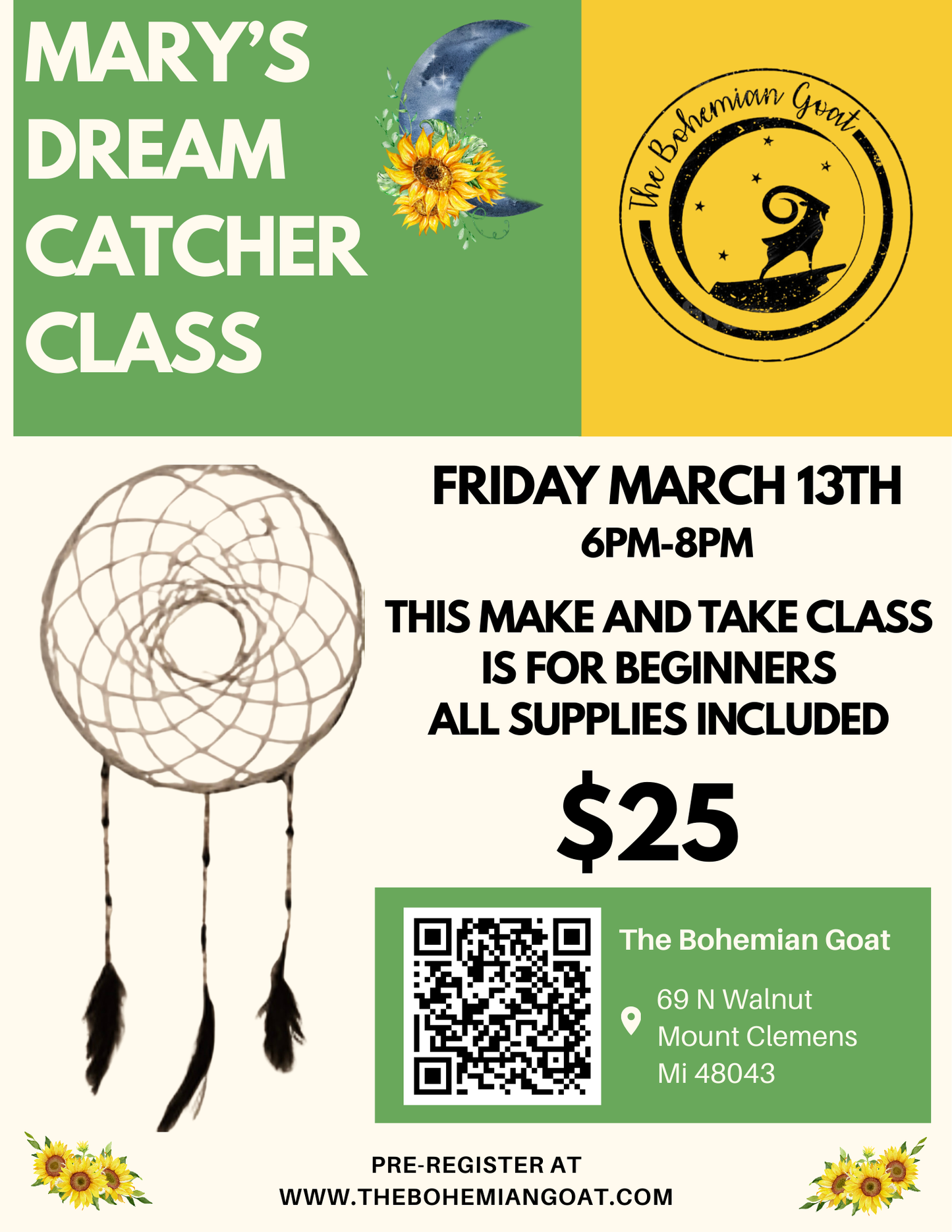 Dream Catcher Class