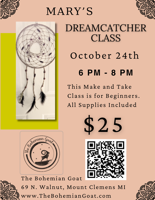 Mary's Dreamcatcher Class