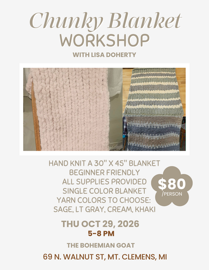 Chunky Blanket Class