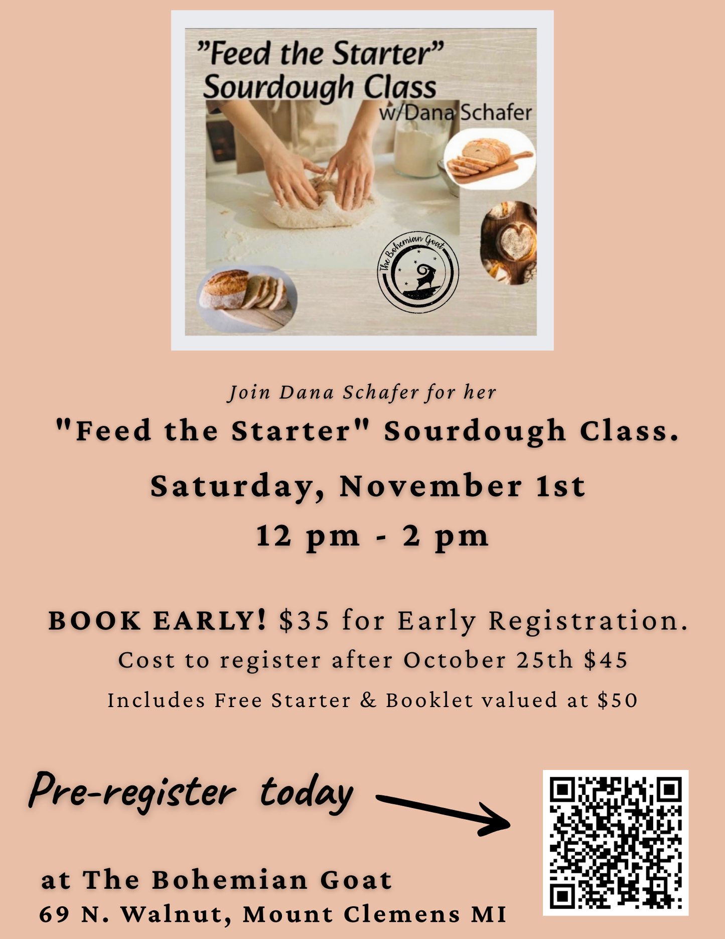 "Feed the Starter" Sourdough Class