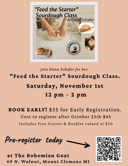 "Feed the Starter" Sourdough Class