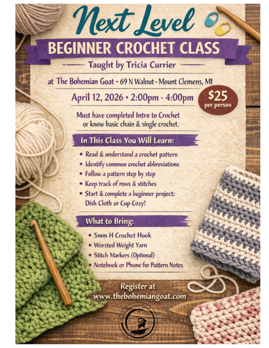 Crochet Class 2.0
