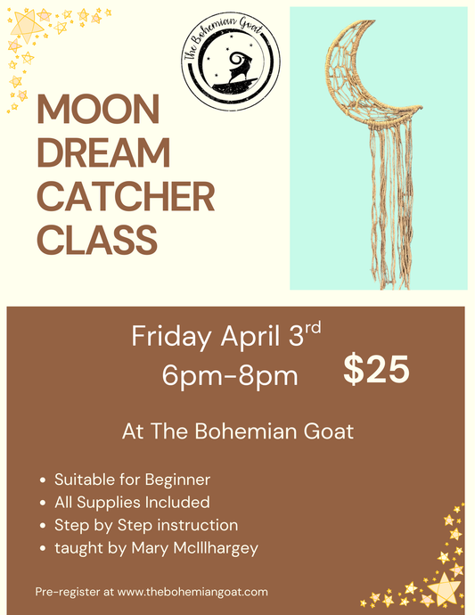 Moon Dream Catcher Class