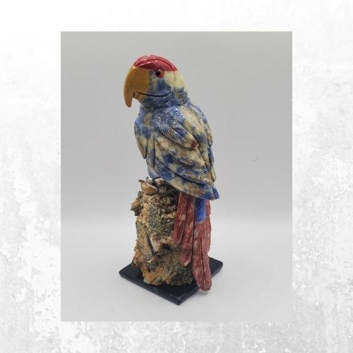 Gemstone Carved Birds